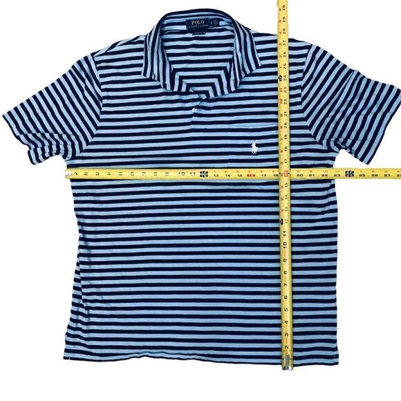 Polo Ralph Lauren Classic Fit Short Sleeve  Stripes Printed Shirt - Picture 4 of 7